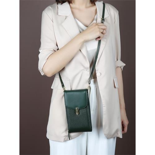 手機包女斜挎高級感夏季天小包包小清新輕便真皮牛皮新款時尚網紅