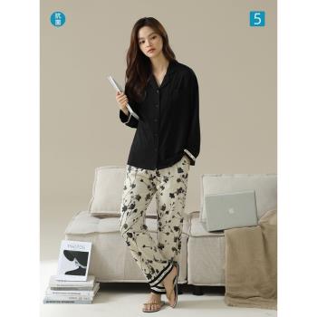 維多利亞V字領拉架棉家居服睡衣