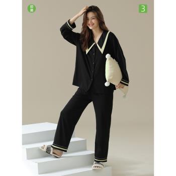 維多利亞法式領拉架棉家居服睡衣