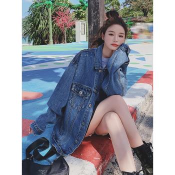 chic秋季寬松韓版復古小個子外套