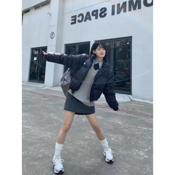小個子羽絨棉服女冬季學生獨特超好看棉衣甜酷風韓系短款棉襖外套