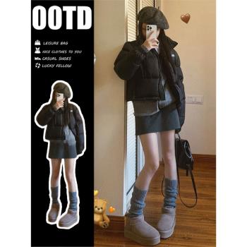 短款韓版肯豆風休閑外套羽絨棉服