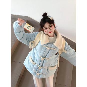 羽絨棉服女2024新款冬季棉襖外套韓系超好看奶呼呼學生棉衣小個子
