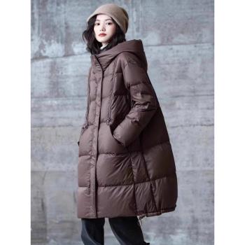 大碼冬季加厚保暖防寒連帽羽絨服