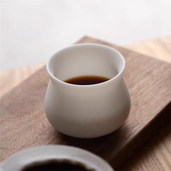 德化羊脂玉手沖combo感官杯白瓷
