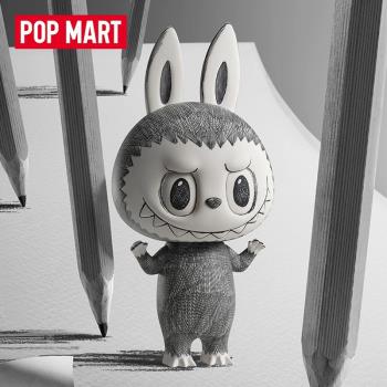 (免運)POPMART泡泡瑪特MEGA LABUBU 400% 素描娃娃潮流時尚擺件禮物