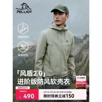 (免運)【風盾2.0】伯希和軟殼衣男戶外防風夾克上衣耐磨透氣運動外套女