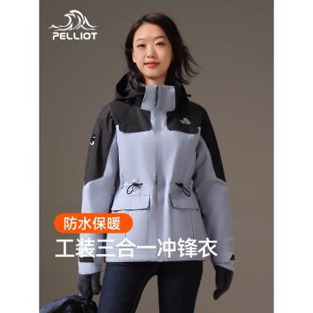 (免運)伯希和女防暴雨登山服戶外沖鋒衣