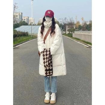 (免運)中長款加厚韓版立領外套羽絨服