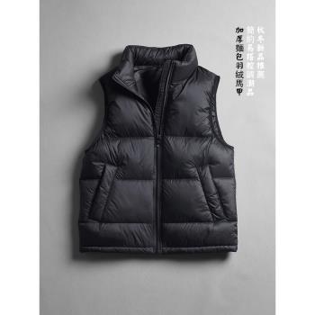(免運)加厚柔軟輕型無袖背心羽絨馬甲