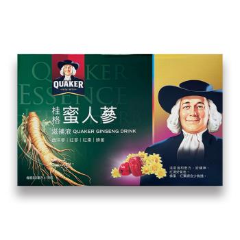 QUAKER 桂格 養氣【蜜】人參 滋補飲（19瓶/盒）
