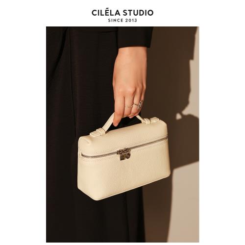 (免運)Loro*LP包L19飯盒包piana真皮女包單肩斜挎手提包化妝包小包包女