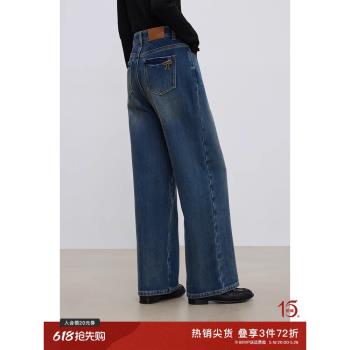 (免運)特絨版~自巧小個子白色加絨直筒牛仔褲女2024冬季新款保暖長褲子