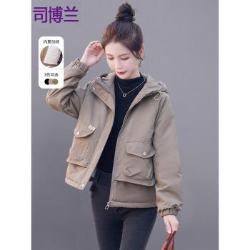 (免運)加絨加厚派克棉服女短款2025冬季十三行小個子棉衣外套保暖小棉襖