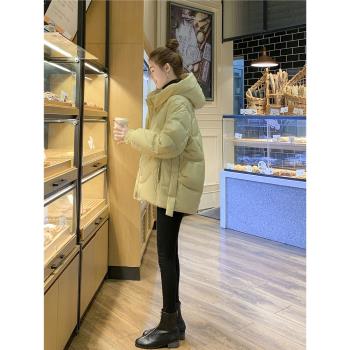 (免運)羽絨服女短款冬季新款韓版時尚寬松顯瘦白鴨絨小個子保暖連帽外套