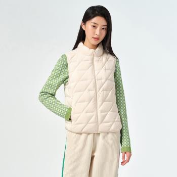 (免運)坦博爾新款短款輕薄漸變羽絨服馬甲女立領時尚春季保暖外套女