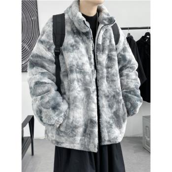 (免運)羊羔絨外套男冬季加絨加厚男生棉服羊羔毛毛絨棉衣高階搖粒絨棉襖