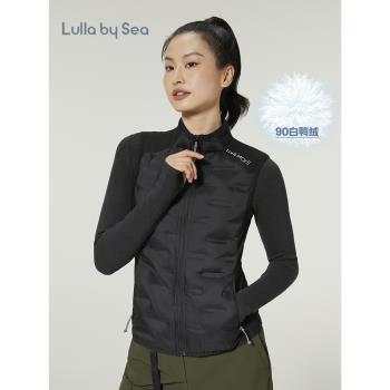 (免運)Lulla by Sea| Lightwarm 羽絨背心立領運動戶外內搭休閑馬甲女