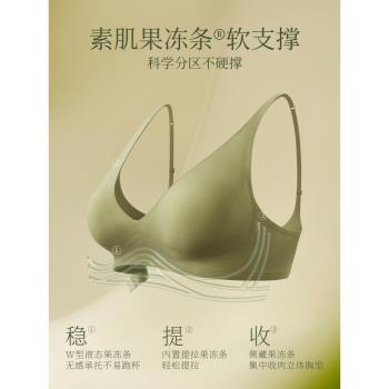 (免運)素肌良品果凍條收副乳無鋼圈內衣