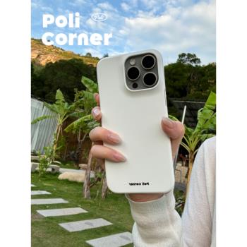 超火超好看新款蘋果高階純色全包磨砂磁吸韓國進口菲林二合一iPhone16 Pro Max iphone15promax手機殼保護套
