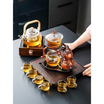 (免運)宋建自動磁吸煮茶神器小型玻璃