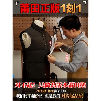 (免運)2024新款秋冬大鵝羽絨馬甲男士女外穿坎肩立領潮牌保暖馬夾背心厚