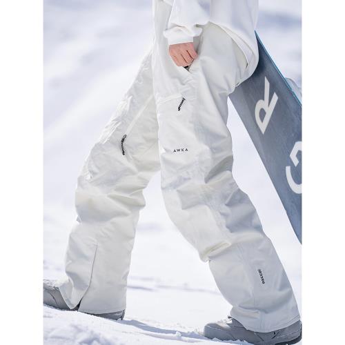 (免運)awka單板滑雪褲女款男防風防水3L滑雪服褲子Primaloft棉RECCO保暖