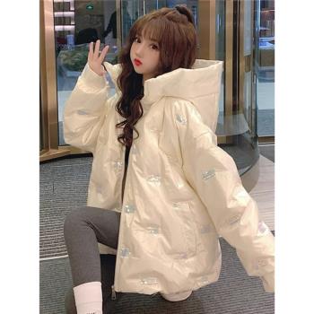 秋冬季寬松短款小個子輕薄羽絨服