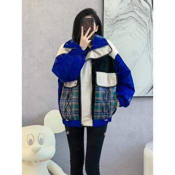歐洲站中長款真皮冬季外套羽絨服