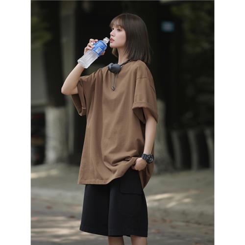 森馬夏天純棉oversize短袖t恤