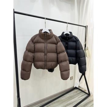 短款立領加厚肯豆百搭外套羽絨服