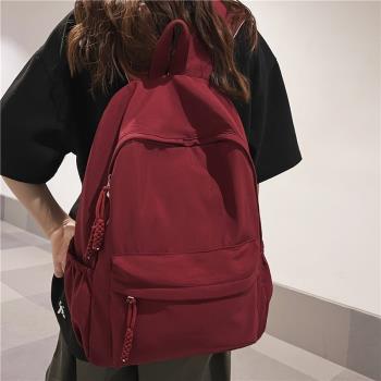 日本無印MUJ良品大容量百搭雙肩包男女大學生初中生書包旅行揹包