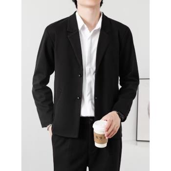 秋冬季標準加厚保暖簡約休閑西服