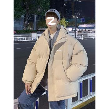ins羽絨冬季加厚男生外套棉衣