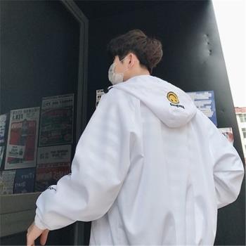 休閑外套寬松情侶夏季透氣防曬服