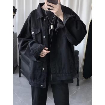 bf春秋季牛仔男女高街寬松外套
