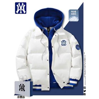 NY羽絨服加厚外套學生潮青少年