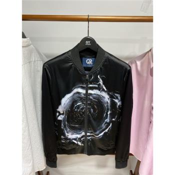 帥氣的棒球服 春季新品 薄款男士商務休閑 修身版夾克衫 外套8350