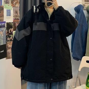 ins冬季加厚羊羔毛學生潮流棉服