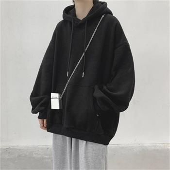 ins春秋季休閑運動外套連帽衛衣