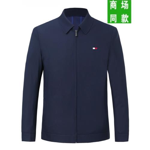 美國TOME湯米希凱利夾克男士商務休閑行政領導外套大碼爸爸裝風衣