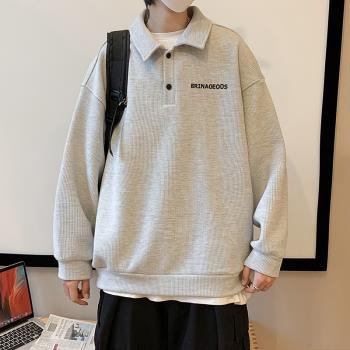 polo春季ins韓版潮流長袖上衣