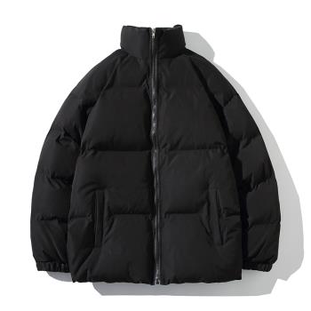 秋冬韓版短款修身加厚羽絨棉服