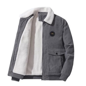 Lamb fleece large pocket corduroy coat羊羔絨大口袋燈芯絨外套