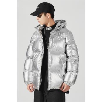 亮面秋冬季潮流保暖外套羽絨棉服