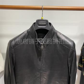 JEVONI休閑立領183-99真皮皮衣