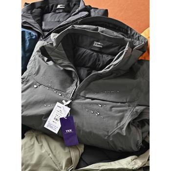 戶外巔峰 鵝絨填充 萬元品質鳥家防風水滑雪連帽羽絨服沖鋒衣外套