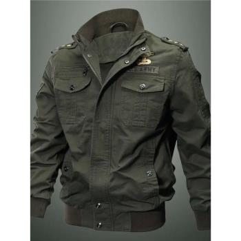 Plush loose lapel work jacket for men 加絨寬松翻領工裝外套男