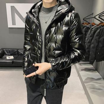 短款秋冬季歐洲亮面大碼羽絨服
