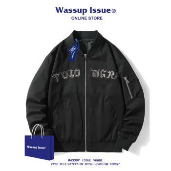 WASSUP ISSUE寬松男款飛行員夾克